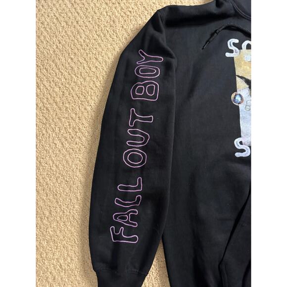 NWOT Hot Topic Fall Out Boy So Much For Stardust Hoodie - Picture 4 of 6